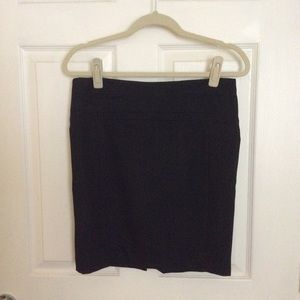 Express Black/Silver Business Skirt